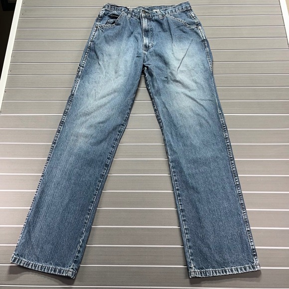 Old Navy Other - Old Navy Carpenter Jeans Mens 34 Long Light Wash Denim Blue Utility Work Pants